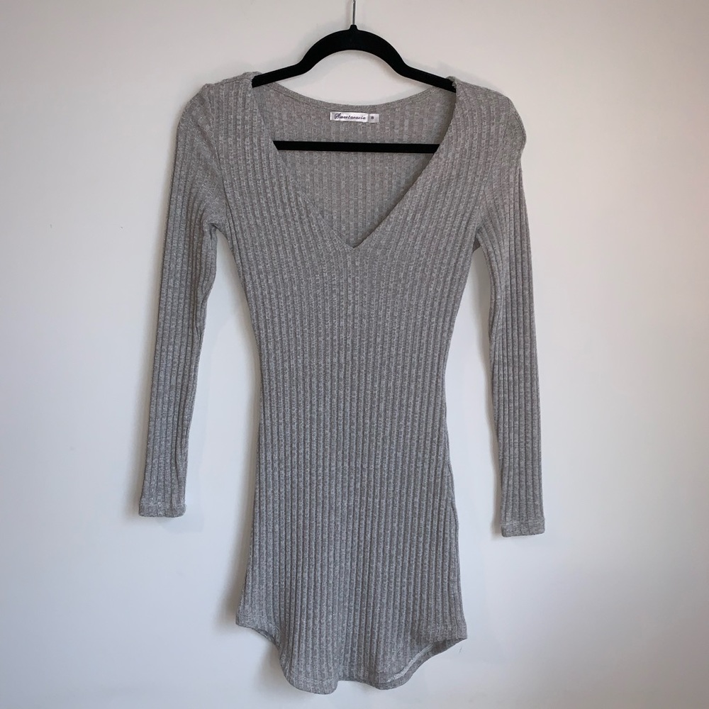 Peppermayo Long Sleeve V-neck Dress